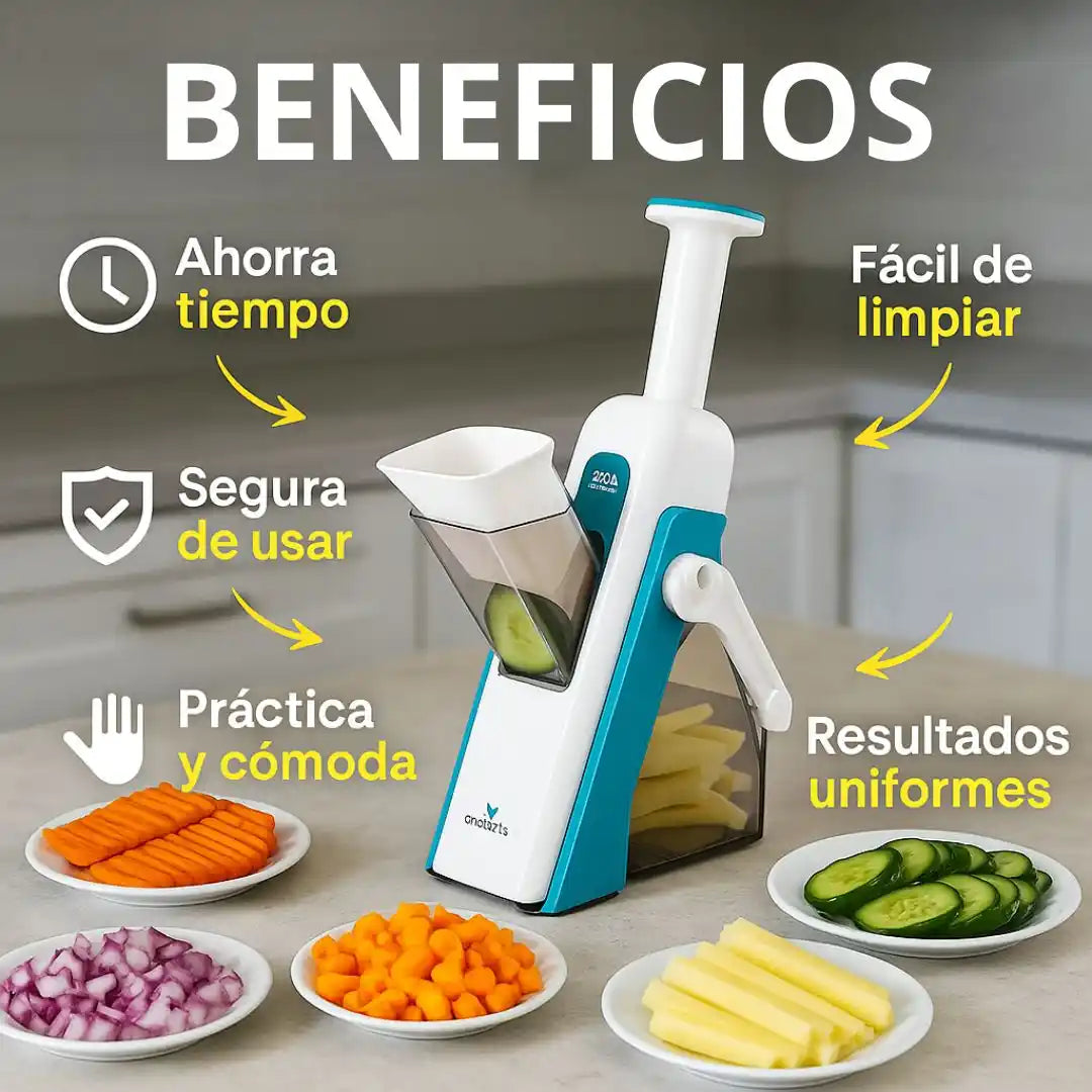 Bravo® Vegetable Cutter – Picador de Verduras Seguro y Rápido