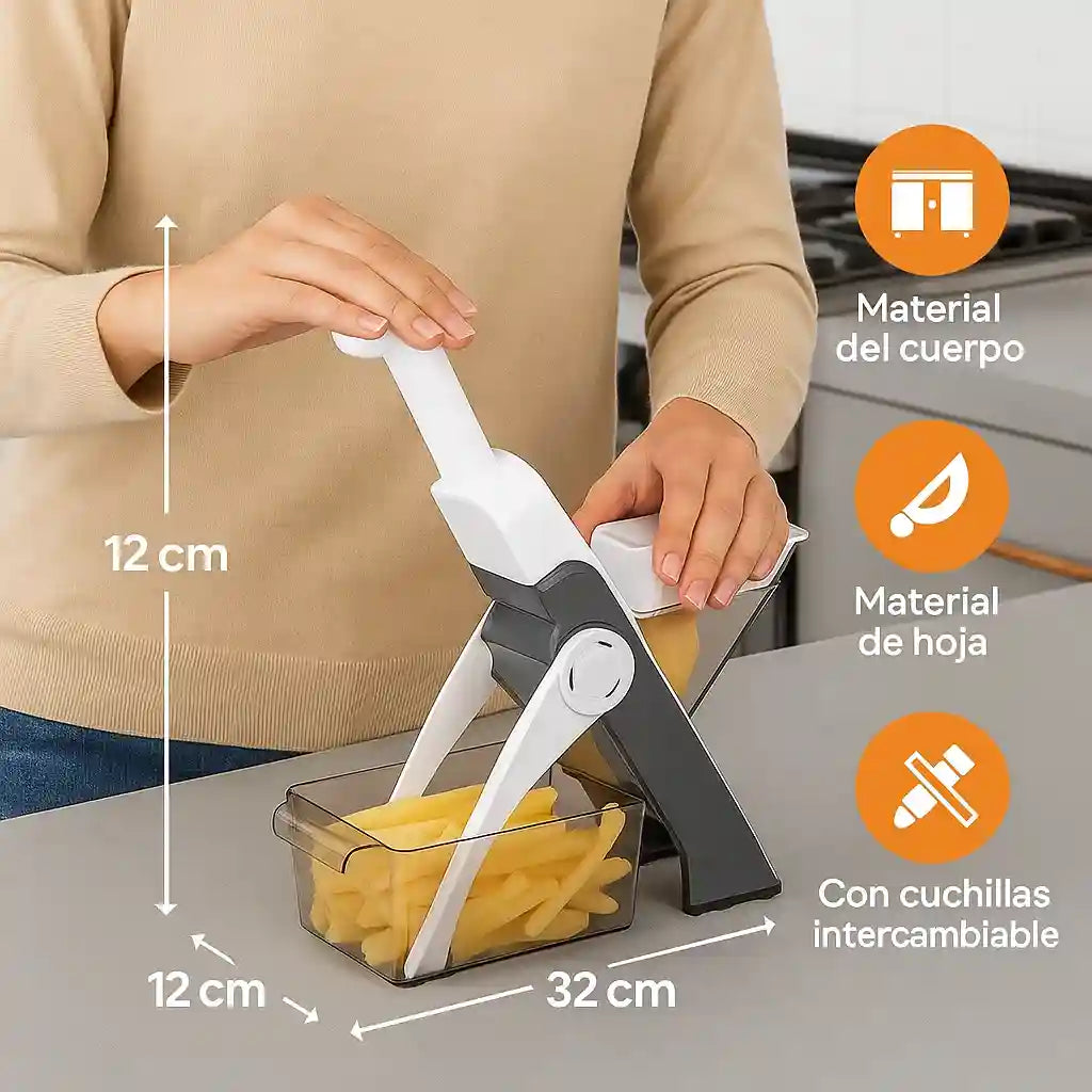 Bravo® Vegetable Cutter – Picador de Verduras Seguro y Rápido