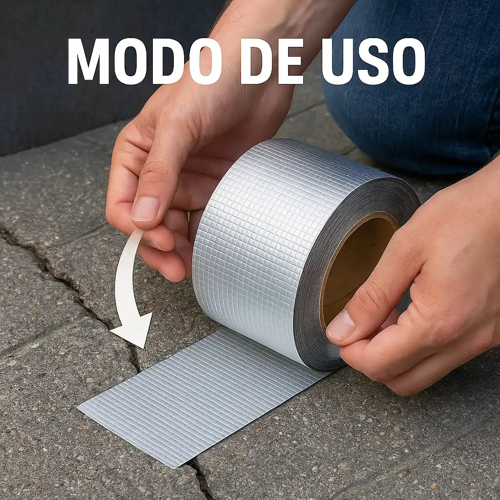 SealFix® – Cinta Impermeable de Aluminio Butilo 10cm x 5m