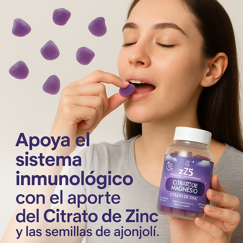 Gomitas Sleep® | Relájate, Duerme Mejor y Despierta con Energía Gracias al Poder del Magnesio y Zinc Natural