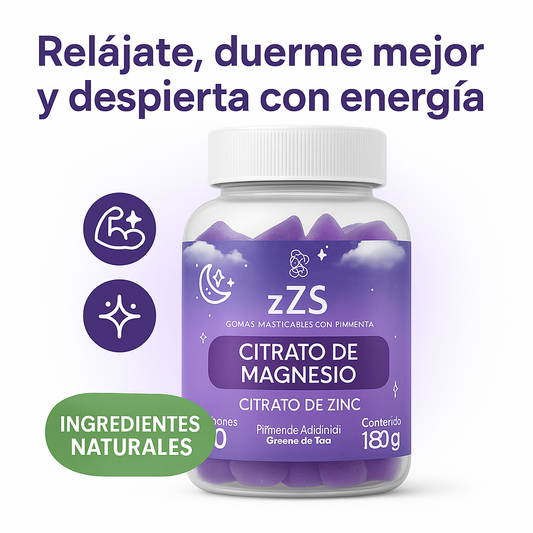 Gomitas Sleep® | Relájate, Duerme Mejor y Despierta con Energía Gracias al Poder del Magnesio y Zinc Natural